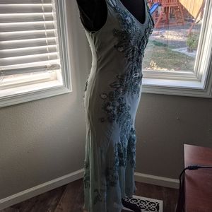 Light gray blue dress